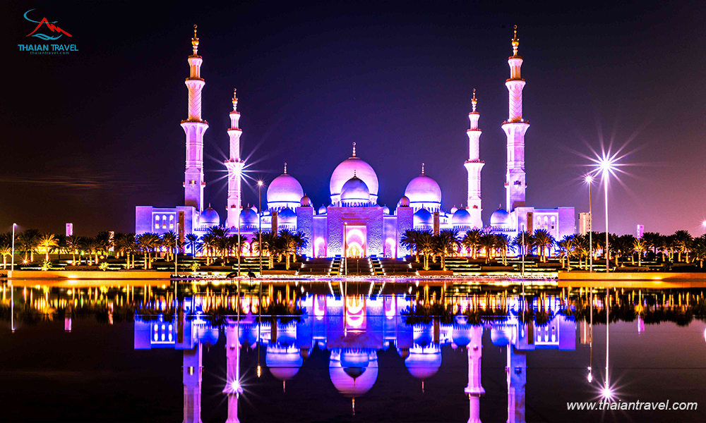 Thánh đường Sheikh Zayed Grand Mosque - Du lịch Dubai Abu Dhabi