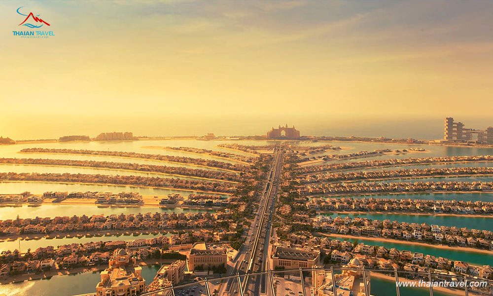 Đảo Cọ Palm Island tại Dubai -Kỳ vĩ hòn đảo nhân tạo lớn nhất thế giới
