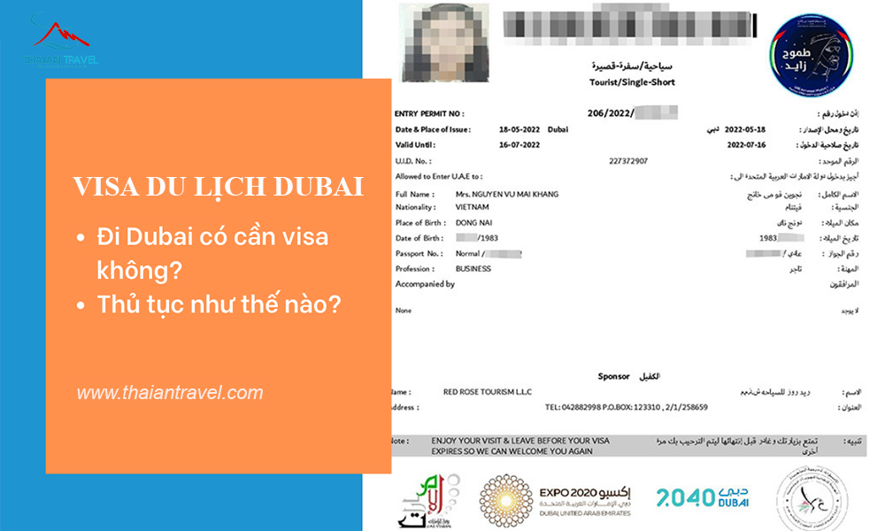 Visa du lịch Dubai - Phân loại, Thủ tục và cách xin Visa nhanh chóng