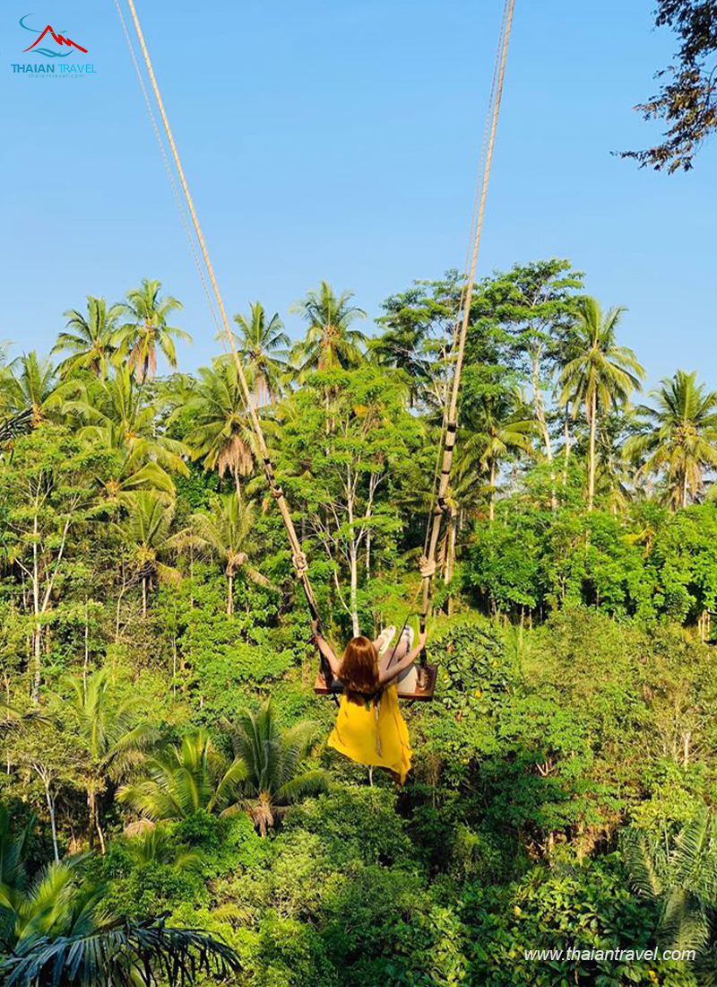 Bali Swing TOP địa điểm Bali Swing trải nghiệm xích đu tử thần THÁI