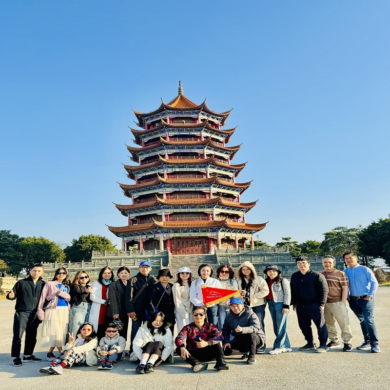 tour Hà Khẩu Bình Biên Kiến Thủy Mông Tự