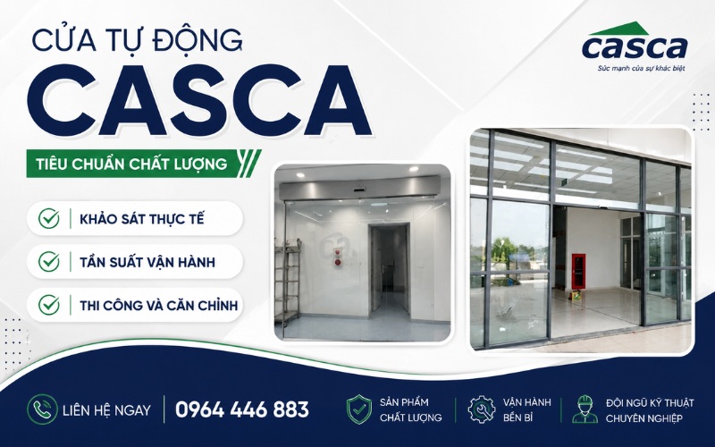 CASCA cam kết sản phẩm chất lượng, báo giá rõ ràng, hỗ trợ tận tâm