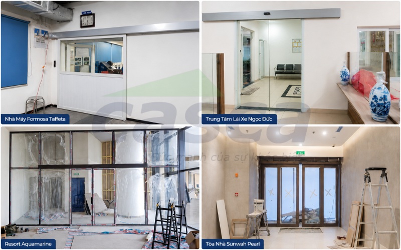 Dự án cửa tự động của CASCA tại nhiều khu vực