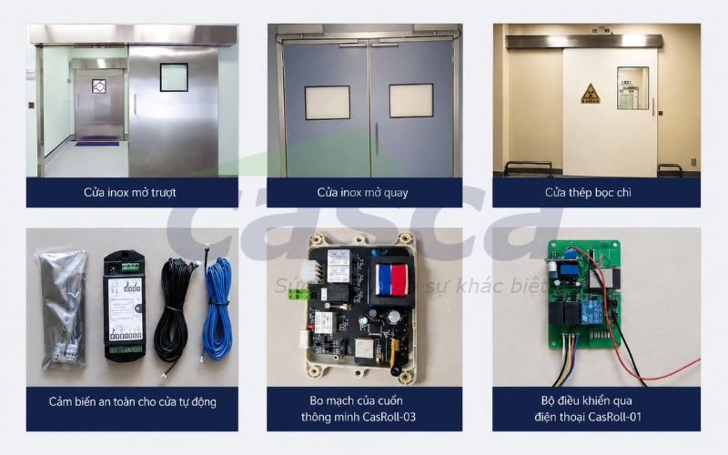 CASCA phát triển các dòng cửa tự động dành riêng cho từng loại hình công trình