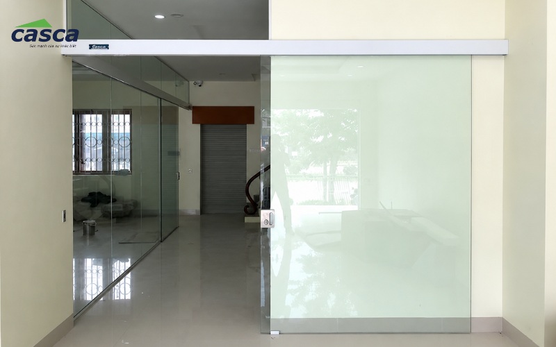 Cửa kính trượt tự động 1 cánh