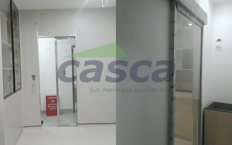 Cửa trượt tự động KODO T600 với ray dài 2.000 mm