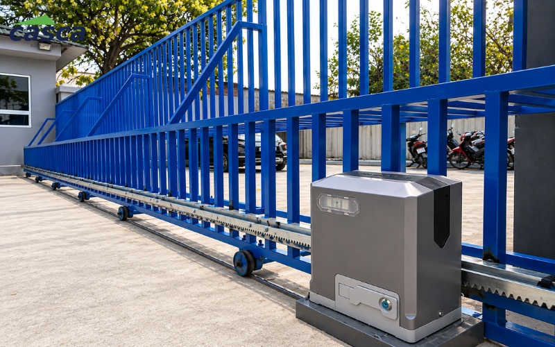 Motor cửa cổng lùa cần xem xét, trang bị phương án mở cổng khi mất điện