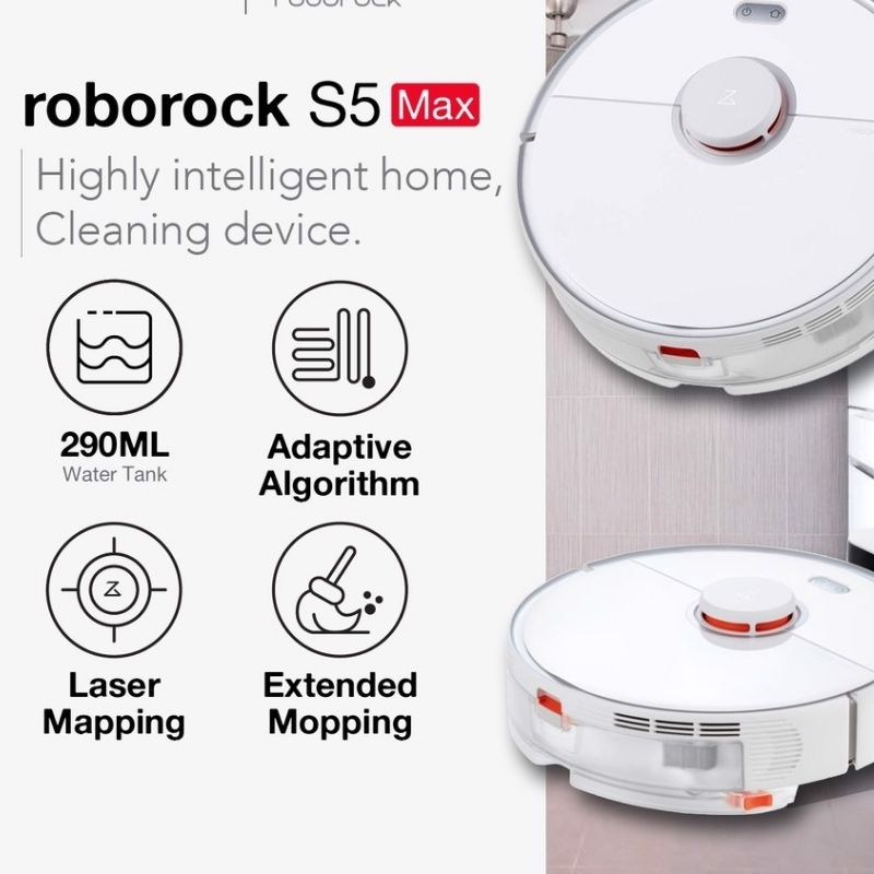 robot hut bui lau nha xiaomi roborock s5 max ban quoc te 3