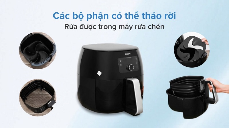 noi chien khong dau philips hd9650 90 6