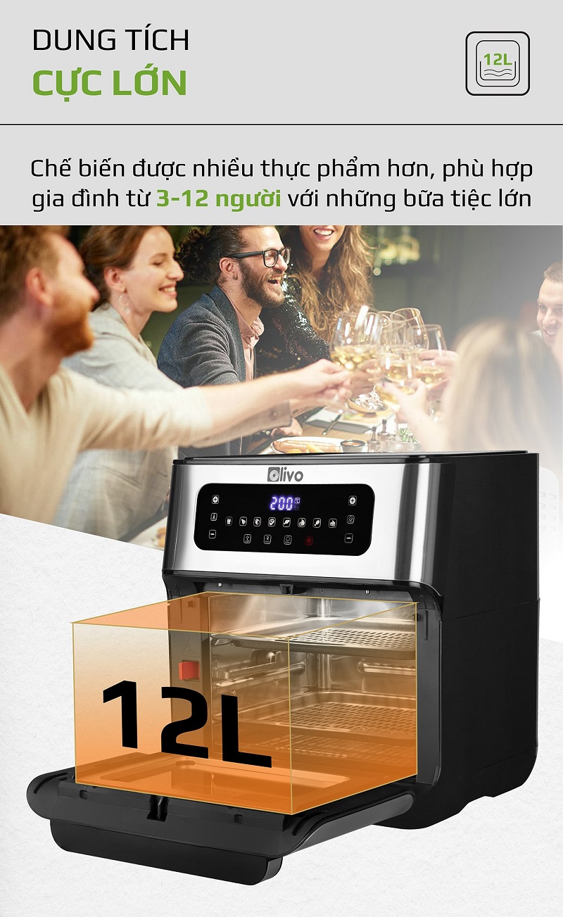 noi chien khong dau olivo af12 3