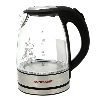 Ấm siêu tốc thủy tinh Sunhouse SH 1.7L