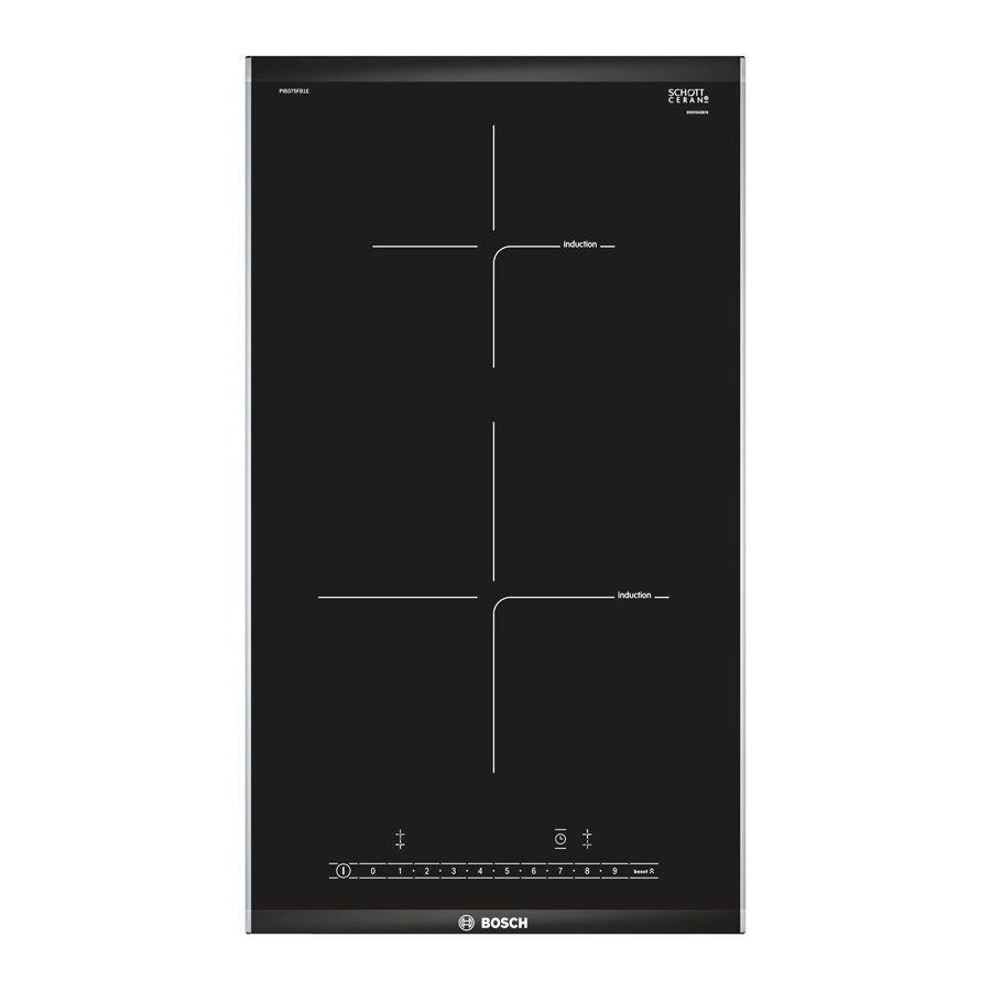 Bếp từ Bosch PIB375FB1E 2 vùng nấu