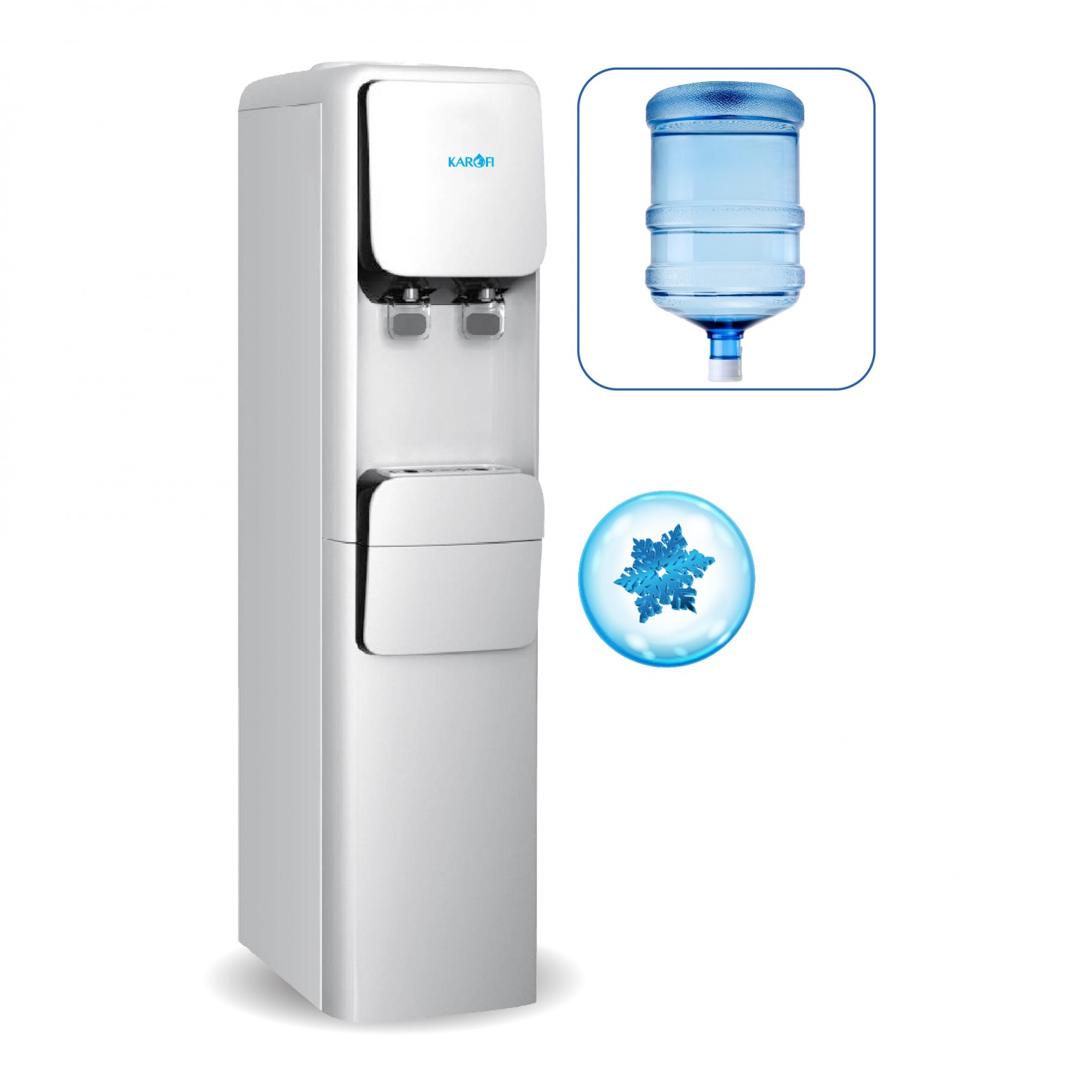 Cây nước nóng lạnh HCT651-WH