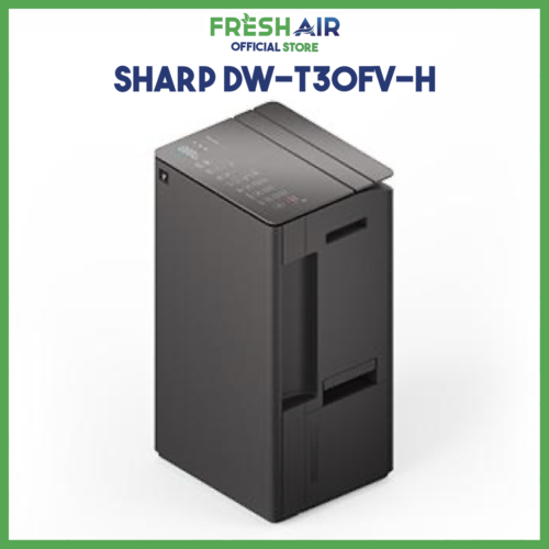 Máy lọc không khí và hút ẩm Sharp DW-T30FV-H (77m²/30lít)