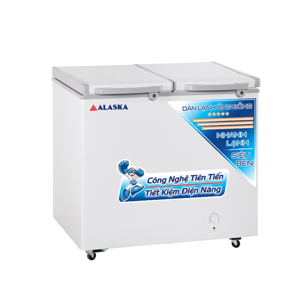 Tủ đông 250L Alaska dàn đồng FCA-2600C
