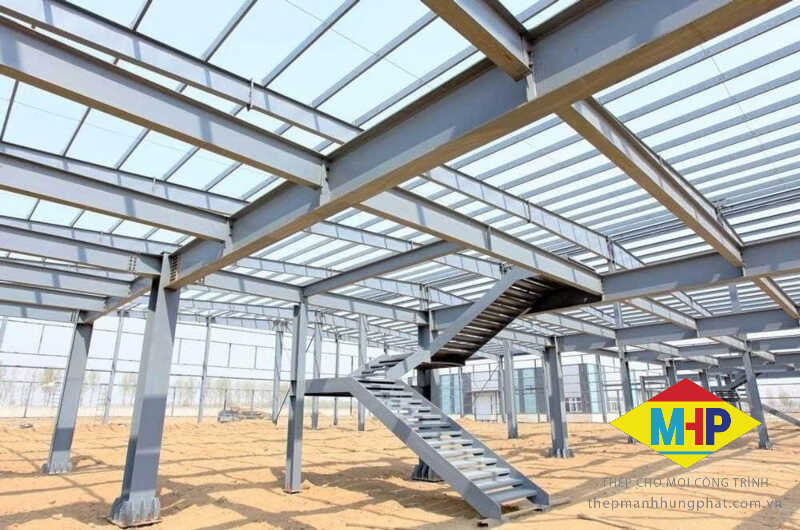 Thép i được ứng dụng nhiều trong thi công