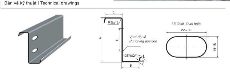 bản vẽ kỹ thuật xà gồ z