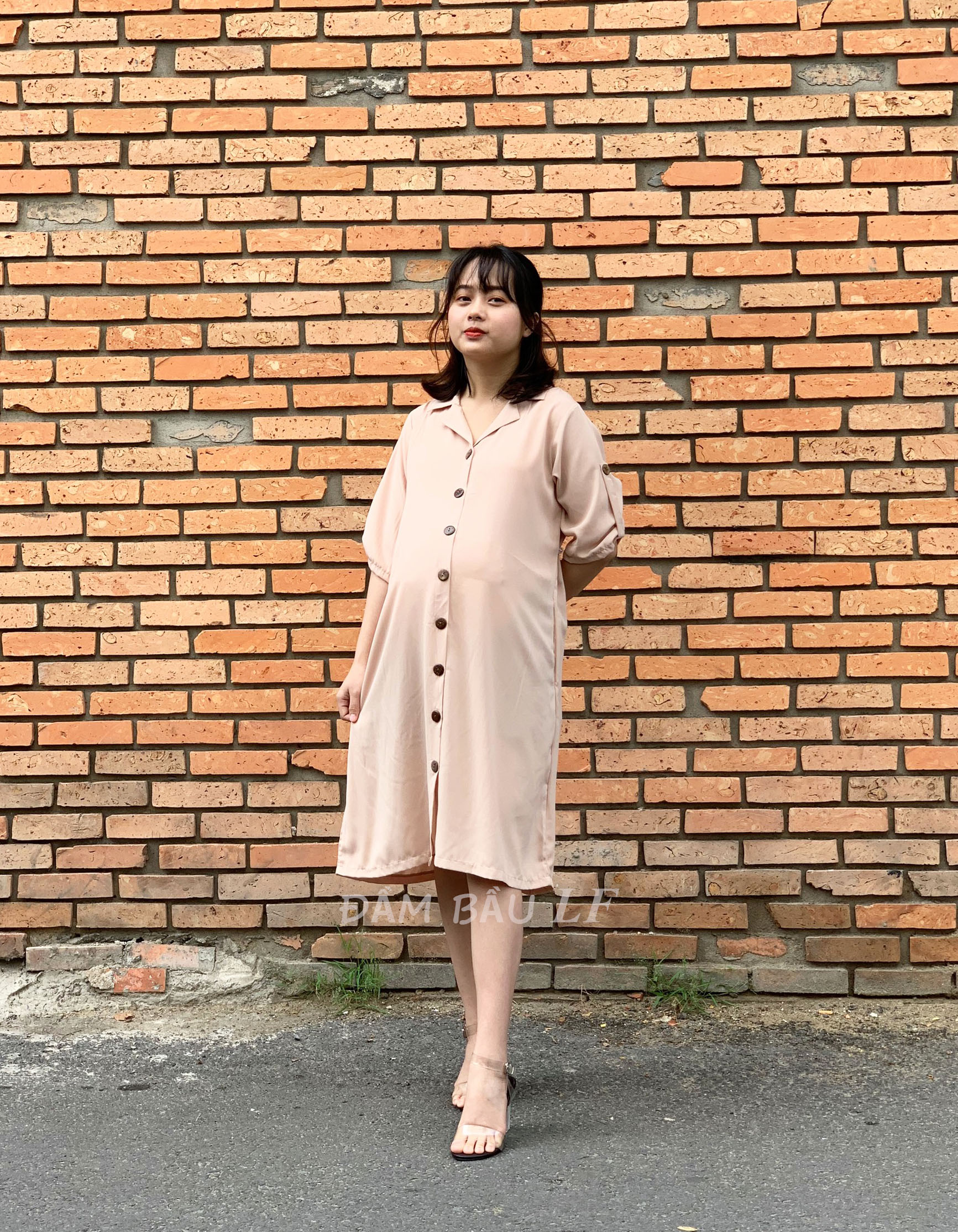 Đầm bầu đẹp thời trang DM65C