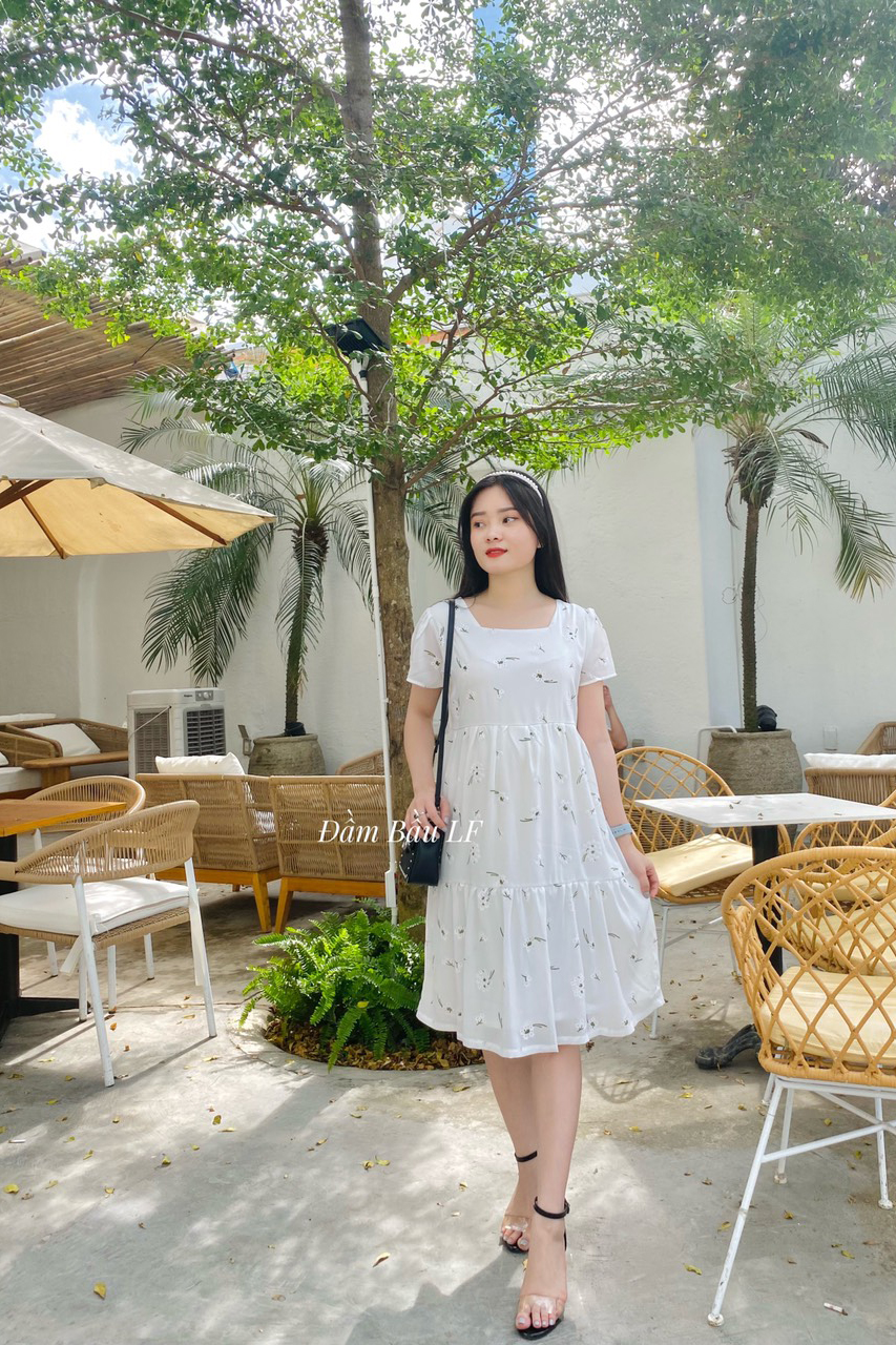 Đầm bầu thiết kế Voan DM111