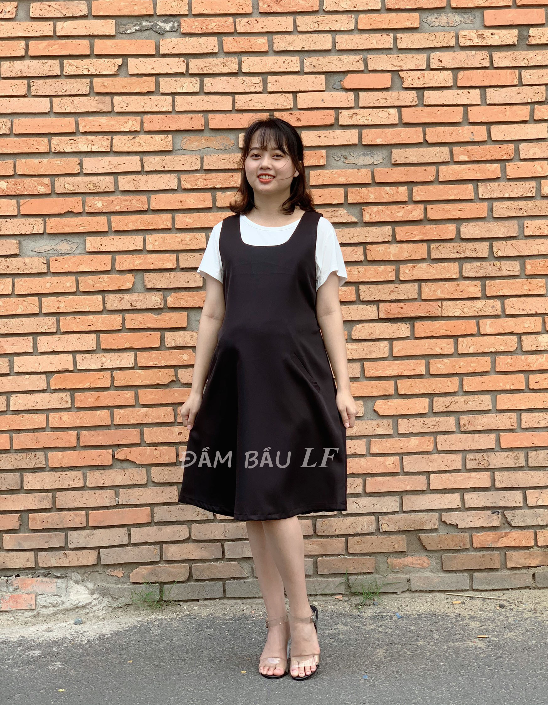 Yếm bầu phối thun YS04B