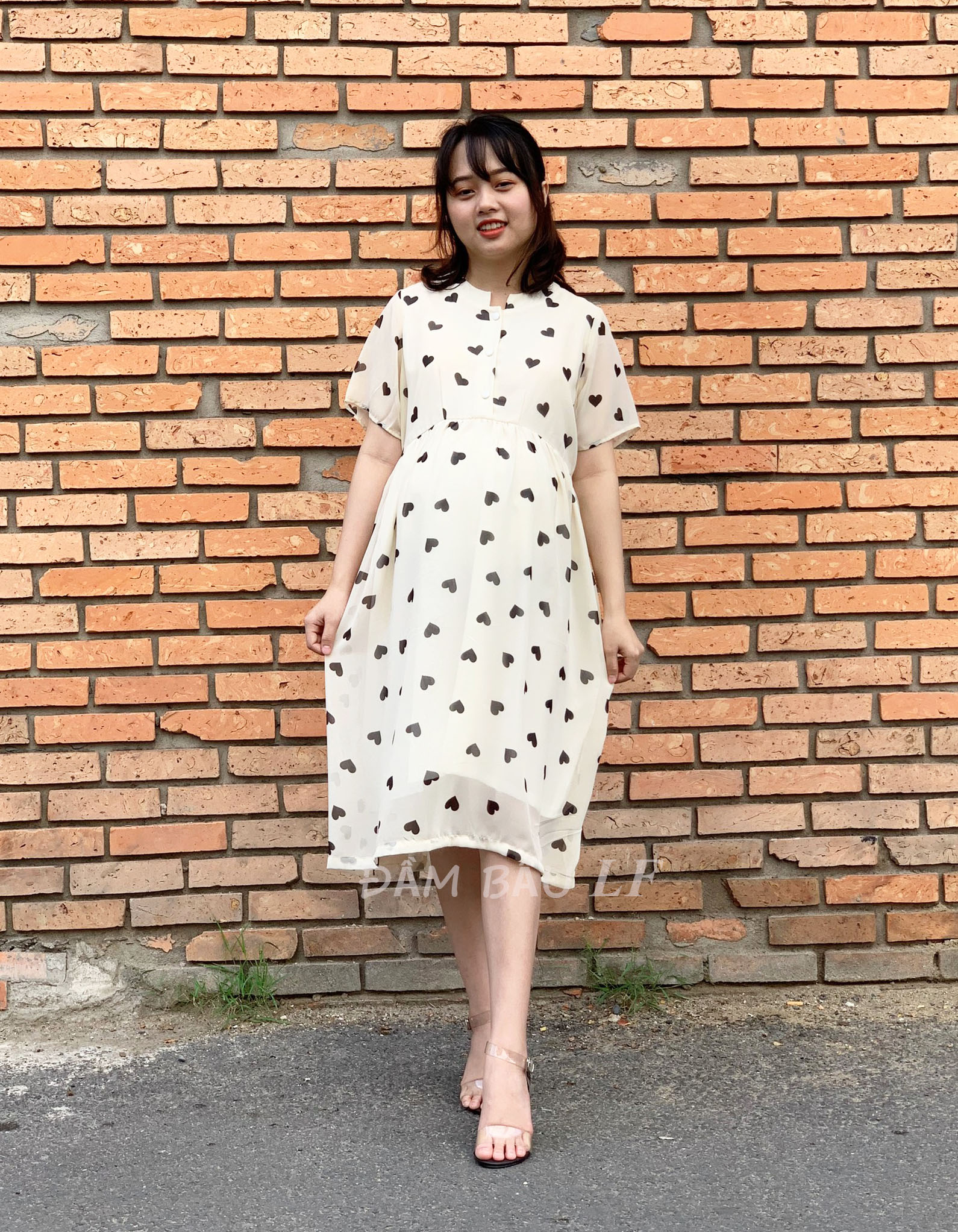 Đầm bầu voan DM67A