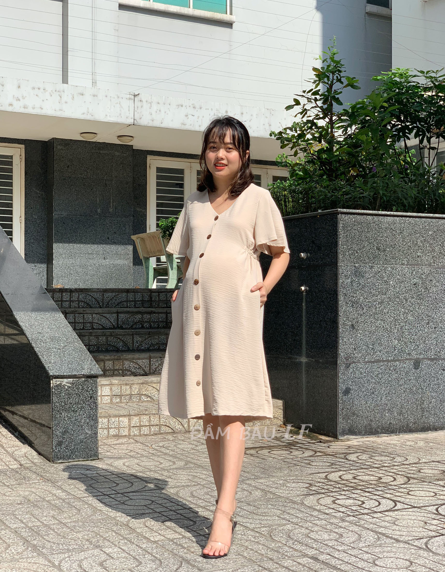 Đầm bầu công sở DM64B