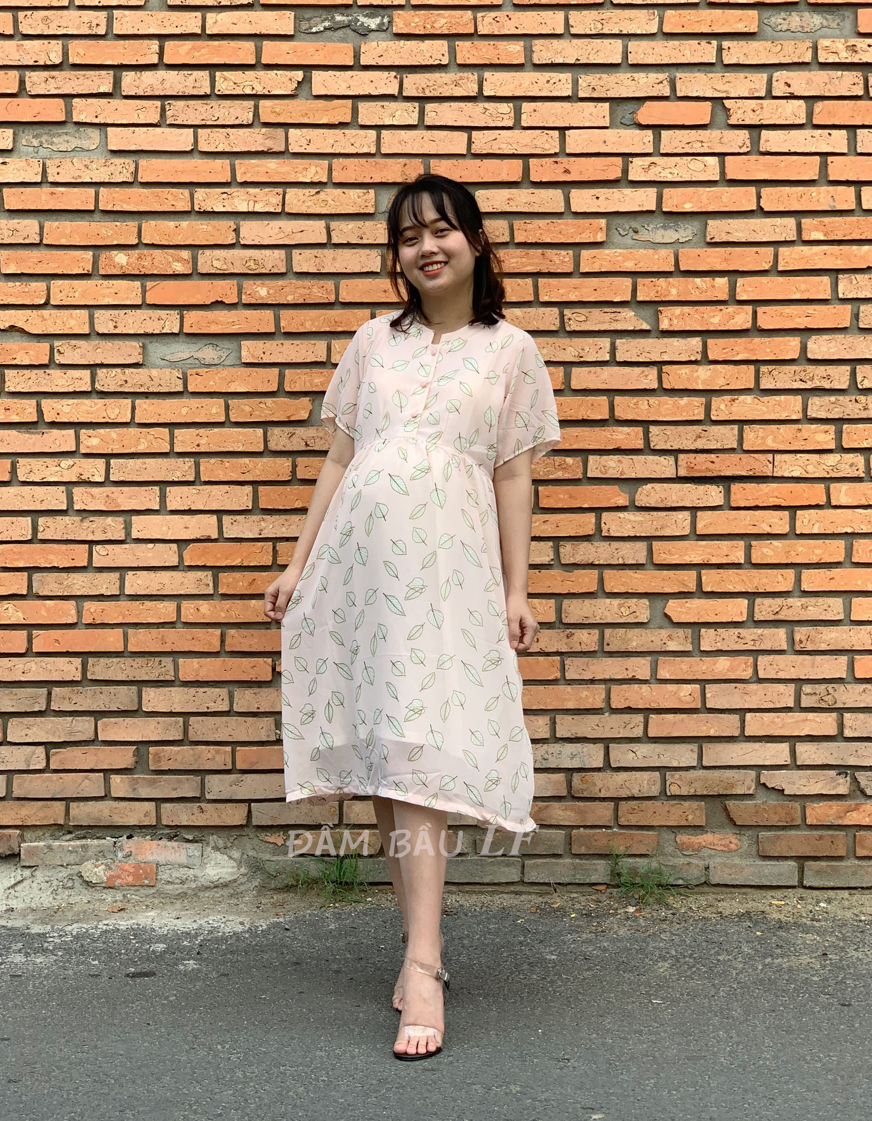 Đầm bầu voan DM67B