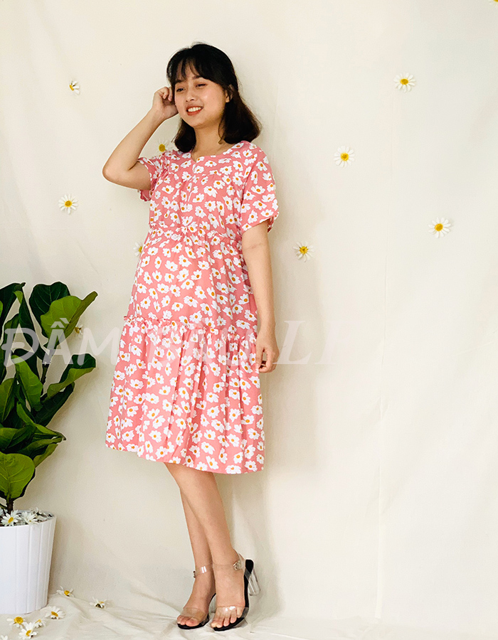 ĐẦM BẦU VẢI LỤA DM54D