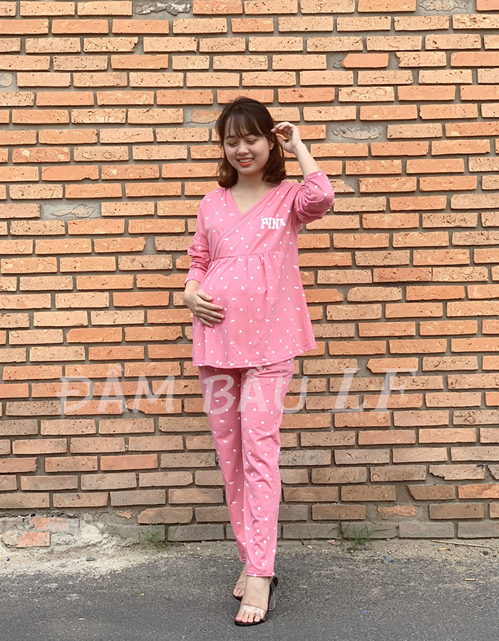 ĐỒ BỘ BẦU PINK 086