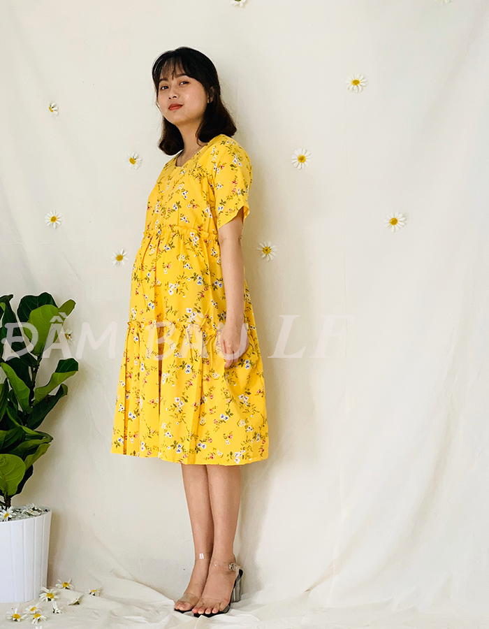 ĐẦM BẦU LỤA THỜI TRANG DM54E