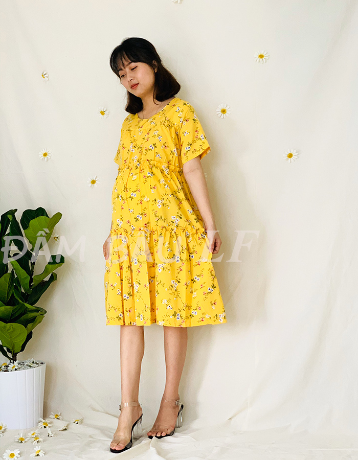 ĐẦM BẦU LỤA THỜI TRANG DM54E