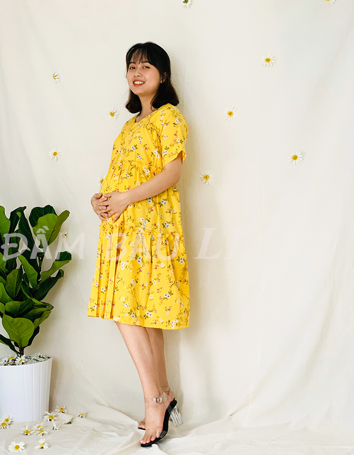 ĐẦM BẦU LỤA THỜI TRANG DM54E