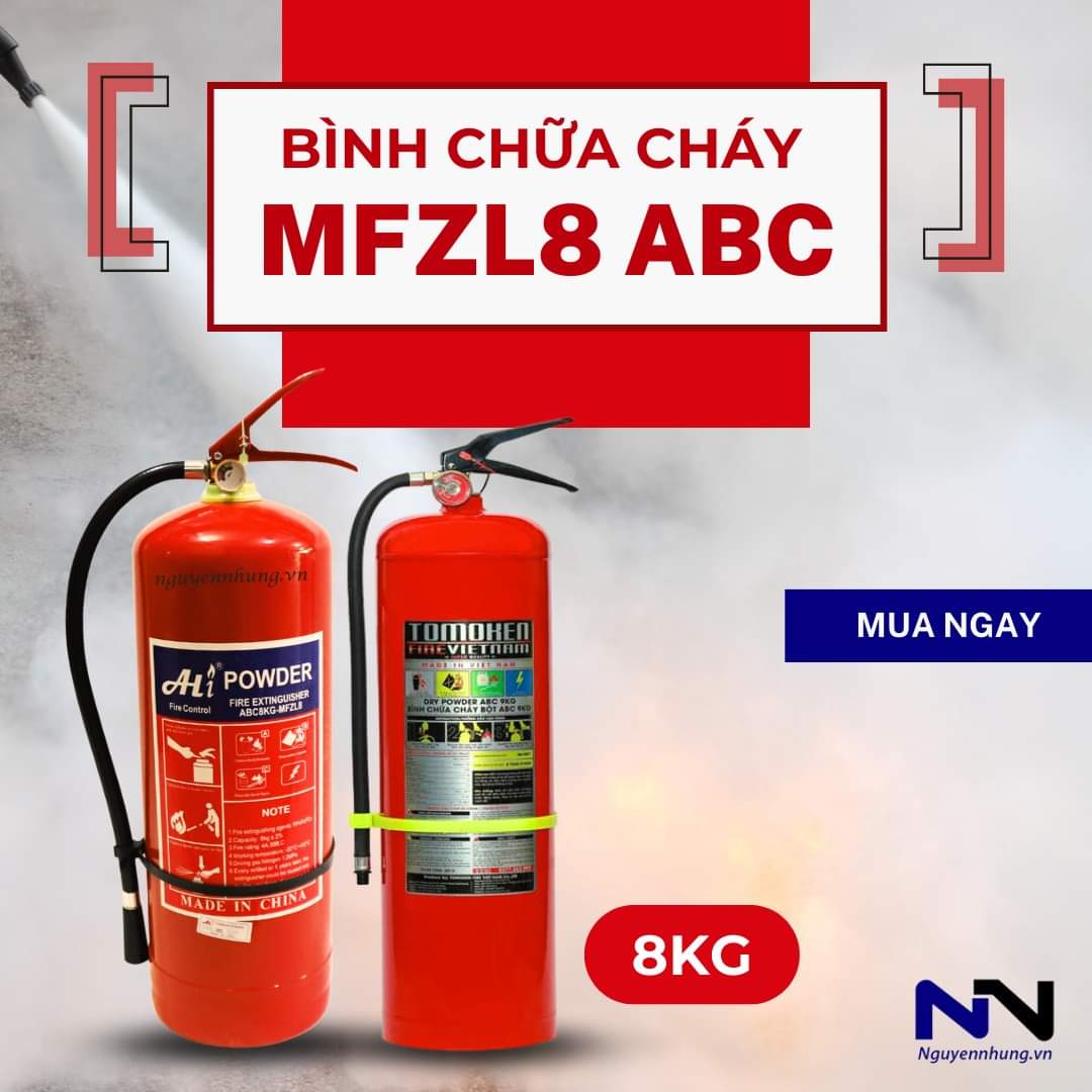 Bình Chữa Cháy 8 Kg Bột ABC