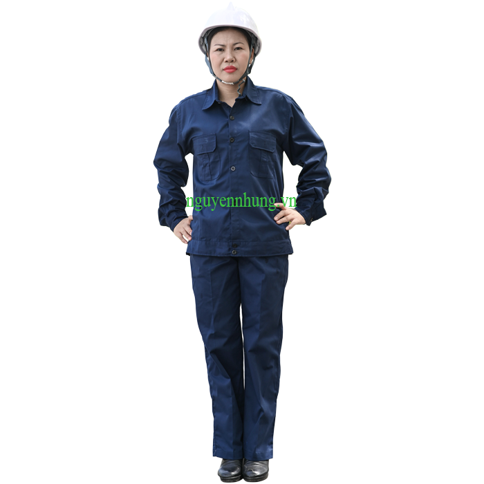 Quần áo bảo hộ màu tím than