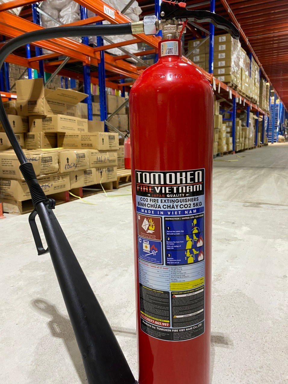 Bình chữa cháy co2 t5 5kg mt5 tomoken giá bao nhiêu? Bình chữa cháy co2 t5 5kg mt5 tomoken giá bao nhiêu?