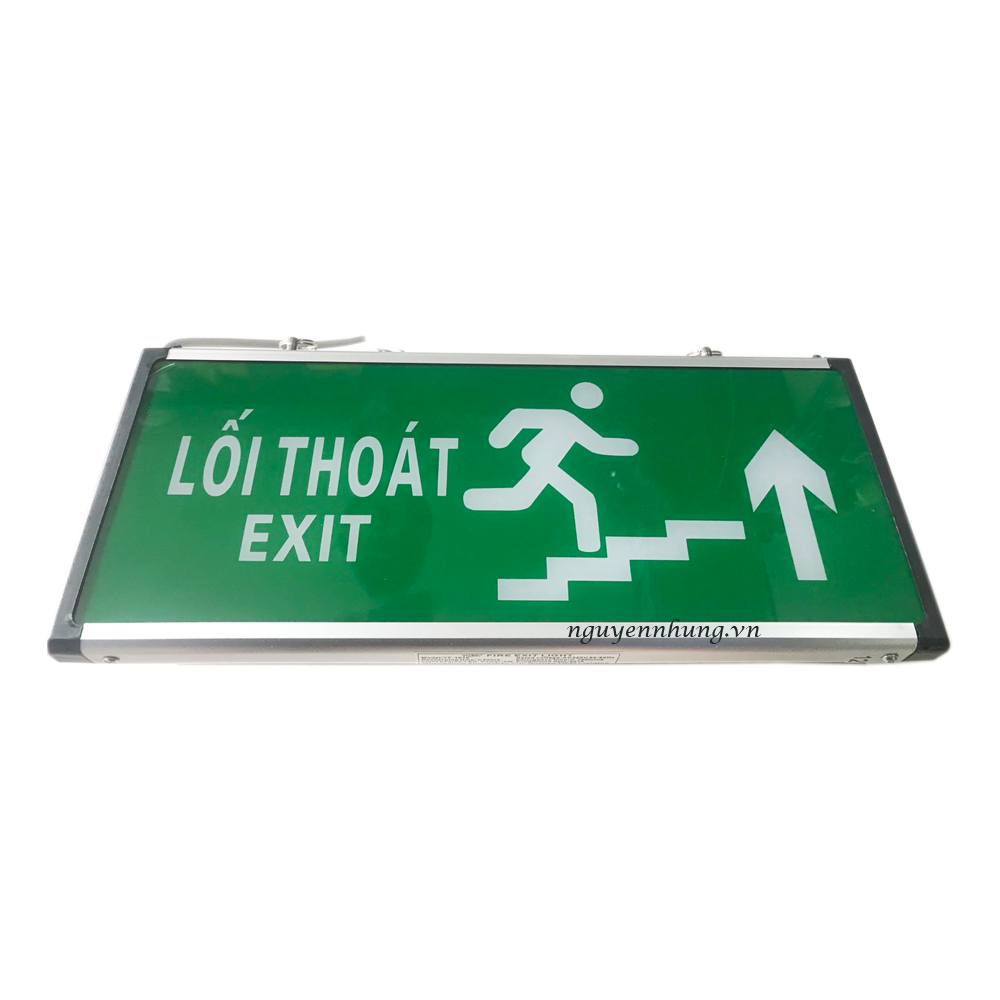 Đèn exit 1 mặt treo cầu thang