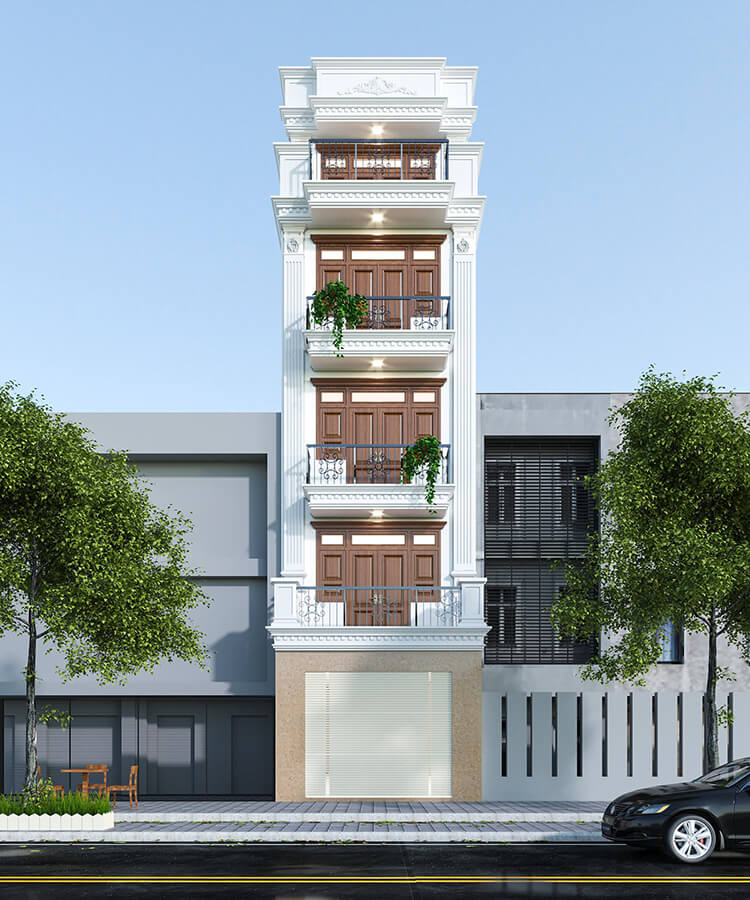 thiết kế nội thất nhà phố lào cai
