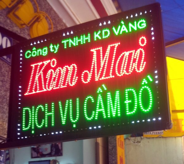 biển quảng cáo đèn led Lào Cai