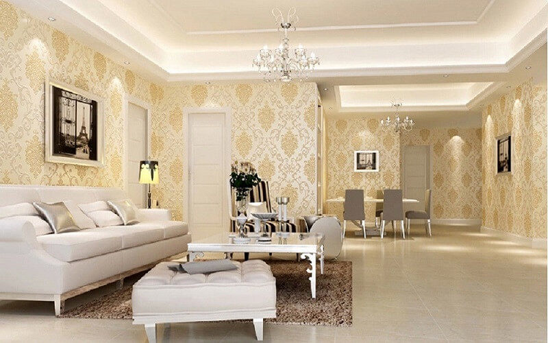 Giấy dán tường tân cổ điển tại Lào Cai