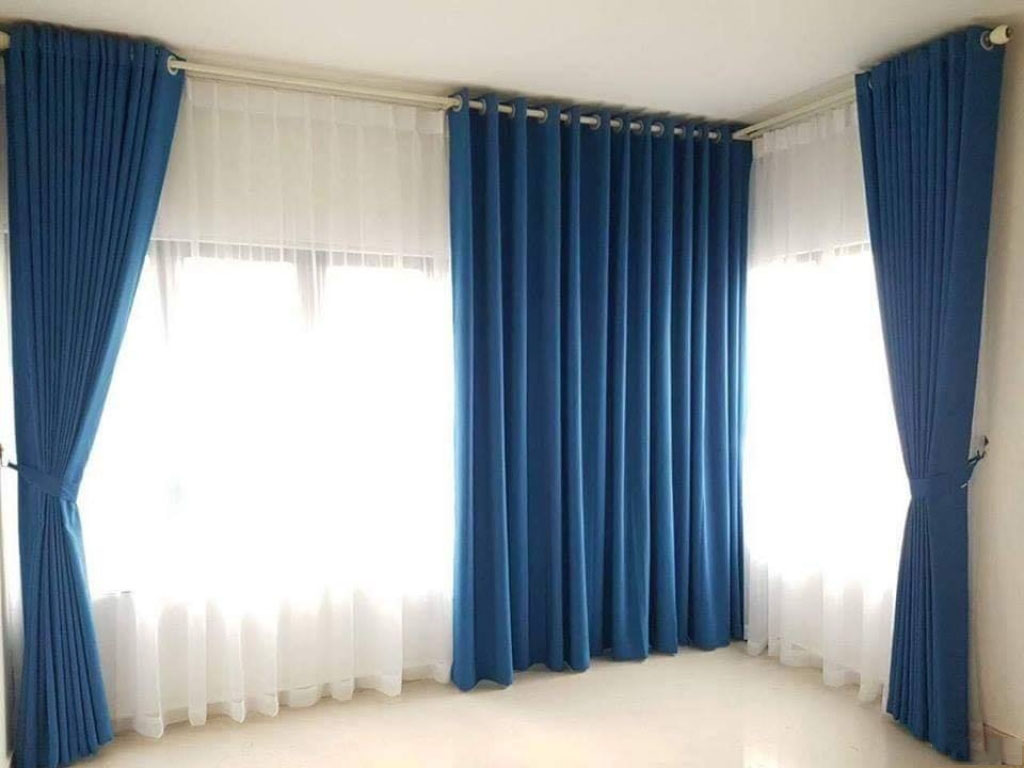 rèm vải 2 lớp hiện đại tại lào cai sapa