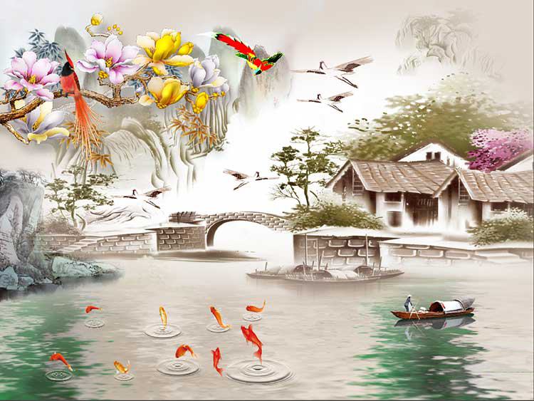 tranh-dan-tuong-3d-son-thuy-huu-tinh-2