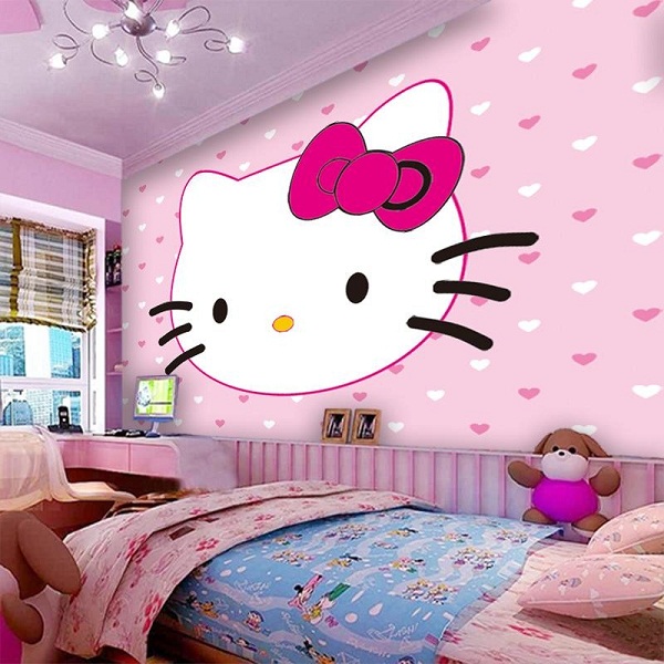 tranh dán tường phòng ngủ cho bé gái tại lào cai