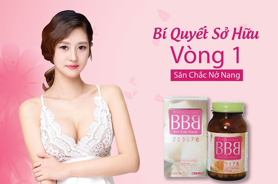 Viên uống nở ngực BBB Orihiro 300 viên