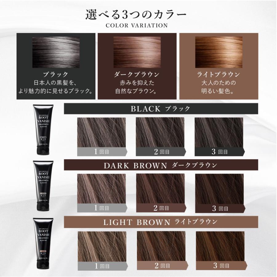 Root Vanish Kiwabi organic silver hair color palette