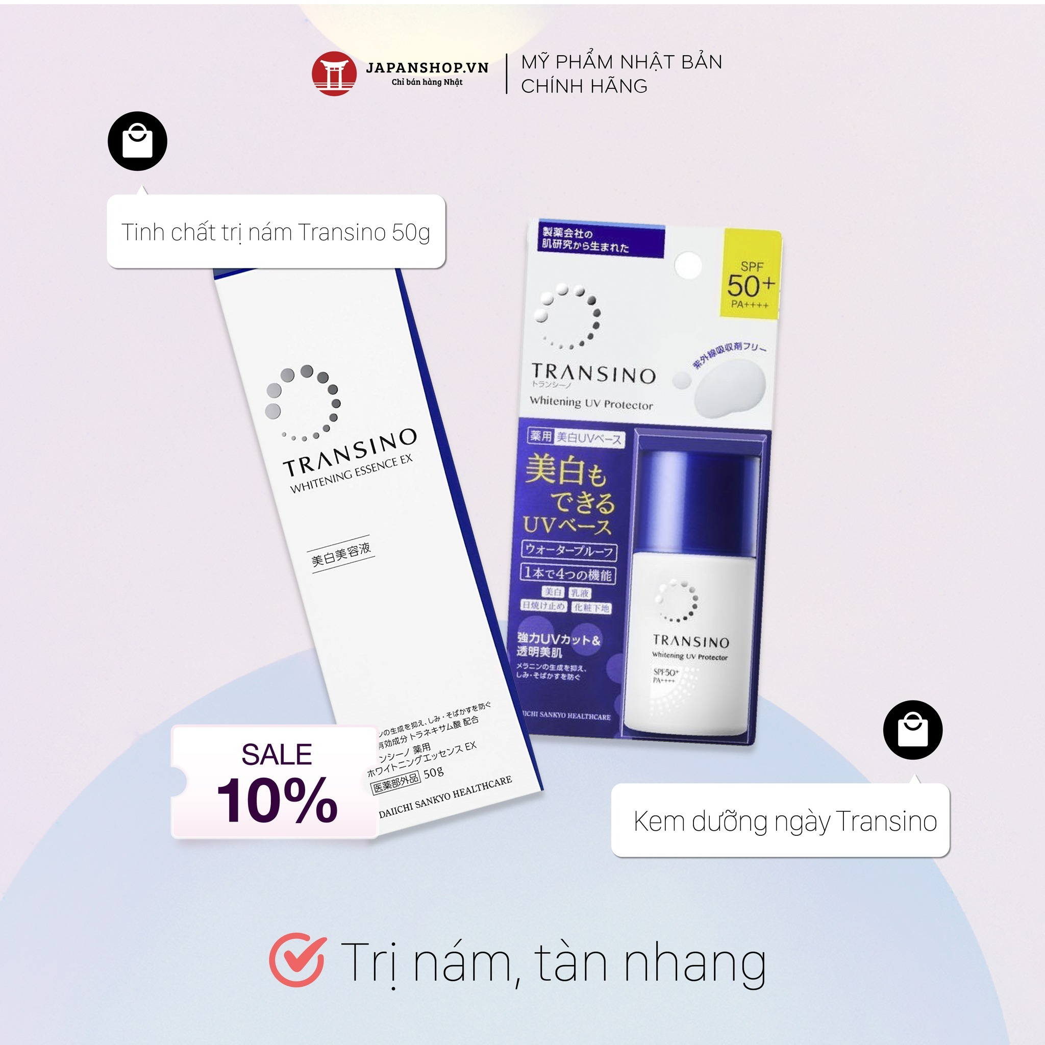 Tinh chất trị nám Transino 50g