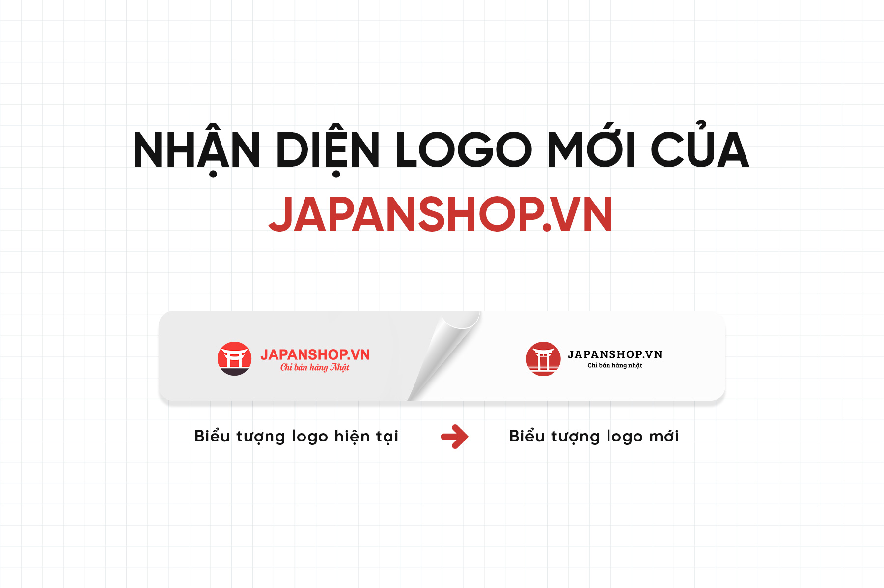 JAPANSHOP.VN Chính thức thay đổi bộ nhận diện thương hiệu mới