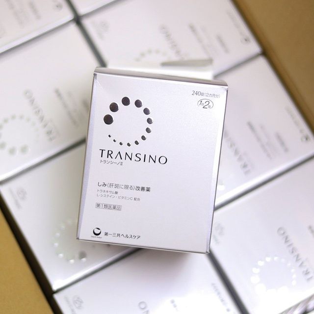 Hiện nay, tại Japanshop.vn viên uống trị nám Transino của Nhật có giá 1.550.000đ. 