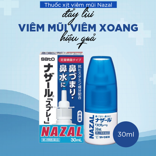 Xịt viêm mũi Nazal 30ml JAPANSHOP.VN