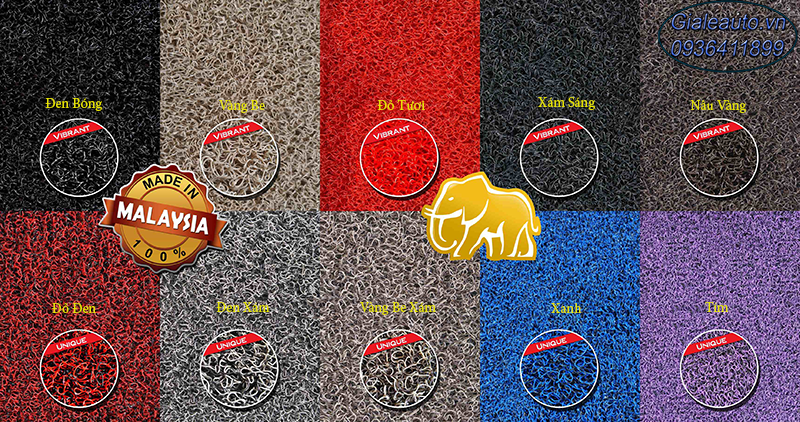 Thảm Sàn Ô tô Sợi HT Classic Malaysia cao cap