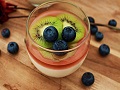 Panna cotta vị dừa thơm mát